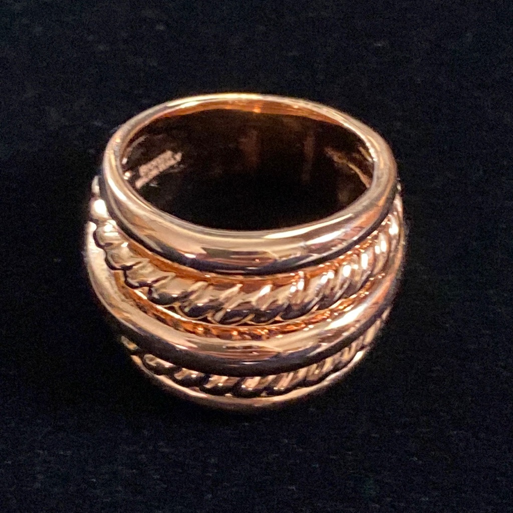 Milor Italy Bronze Twist Ring 59$